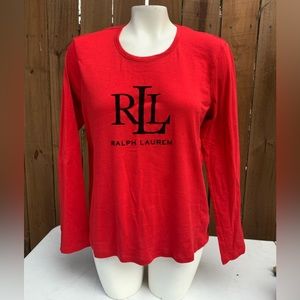 Lauren Ralph Lauren pjs top size Medium.